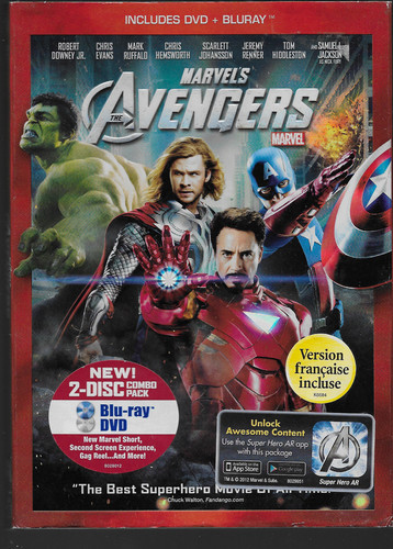 The avengers blu - (blu-ray/dvd,, 2